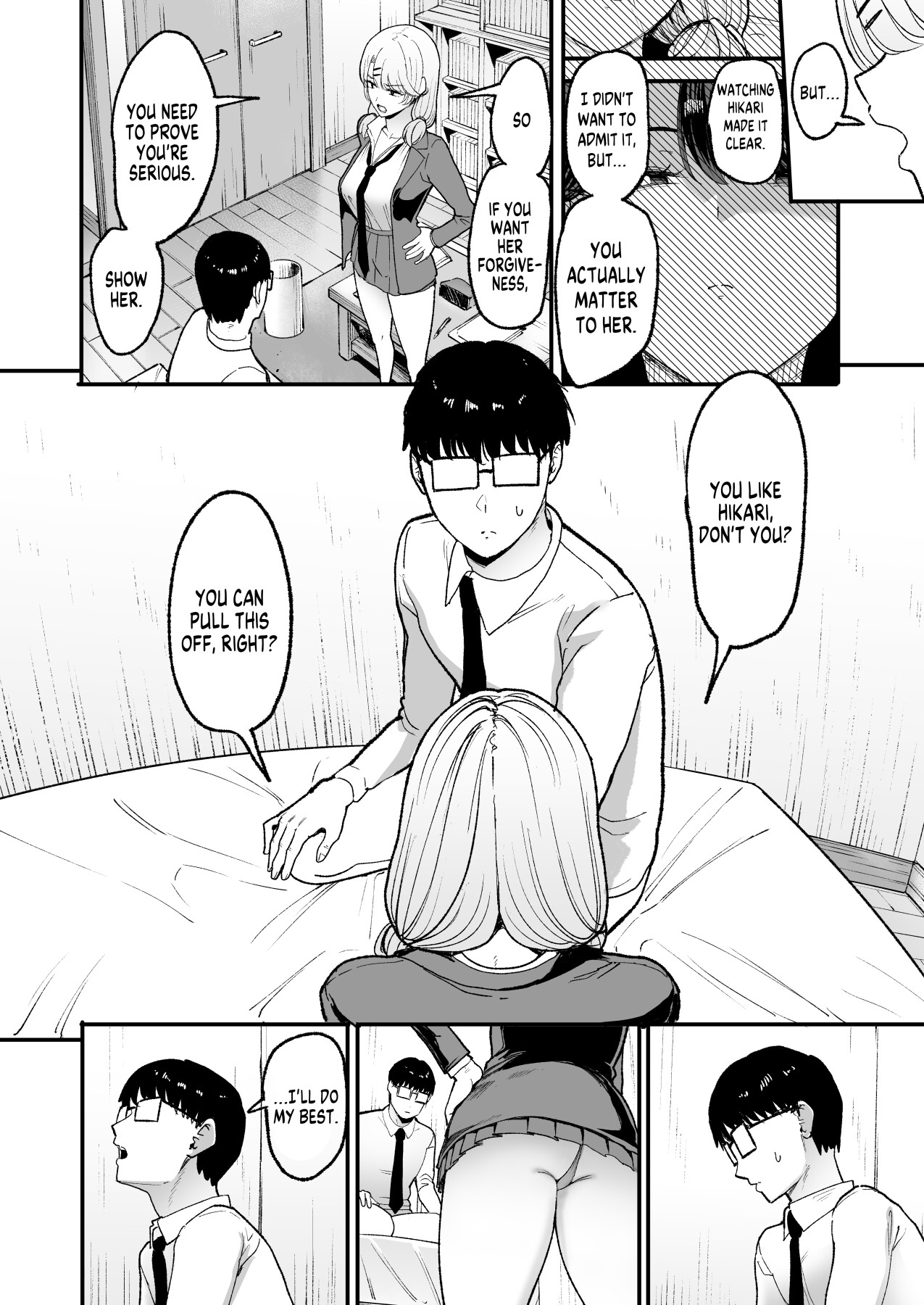 Hentai Manga Comic-Drop-in Gyaru Lets Me Use Her Pussy 5-Read-3